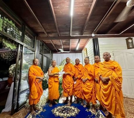 สหพันธ์มหาเปรียญฯ เป็นเจ้าภาพพิธีสวดพระอภิธรรม  คุณพ่อโหน  พริ้งเพราะ